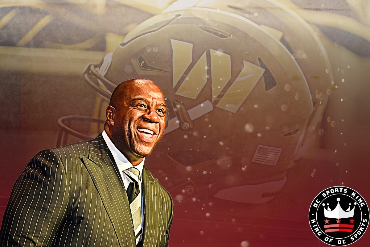 I want a Super Bowl ring': Magic Johnson meets fans in new Commanders  community - WTOP News