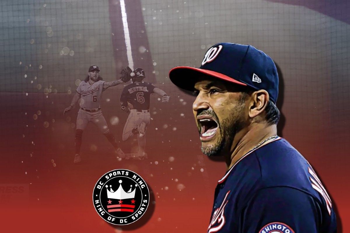 Washington Nationals' manager Davey Martinez took some time to