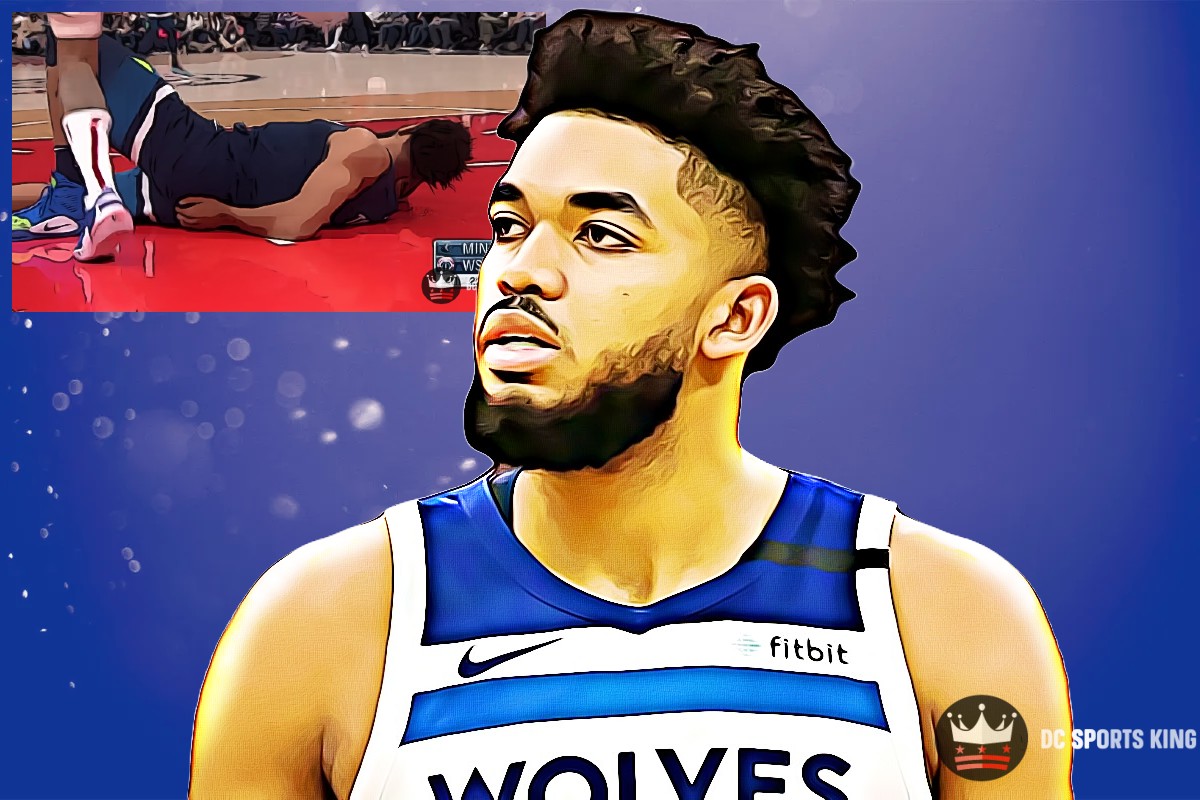 Update on KarlAnthony Towns after nasty fall vs. Wizards DC Sports King