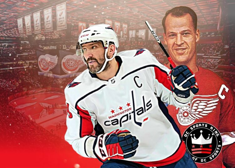 Alex Ovechkin Ties Gordie Howe Record Fittingly In Detroit - DC Sports King