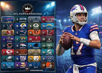 2026 NFL Power Rankings Week 2: Bills Seize No. 1 as Historic Bears Surge into Top 5