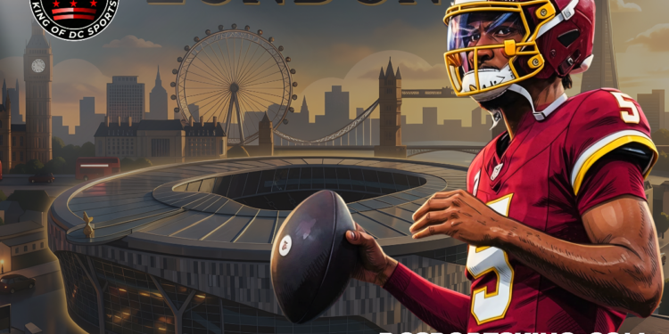 Jayden Daniels Battles Severe Injury, Looming Surgery To Join The Commanders In London