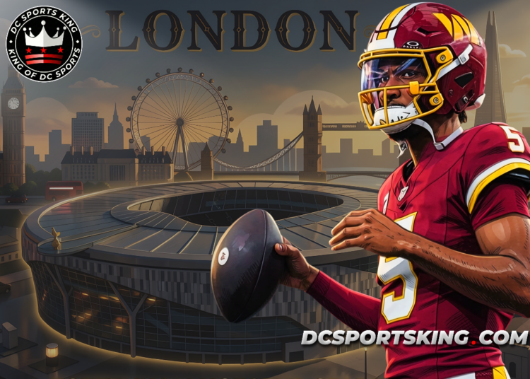 Jayden Daniels Battles Severe Injury, Looming Surgery To Join The Commanders In London